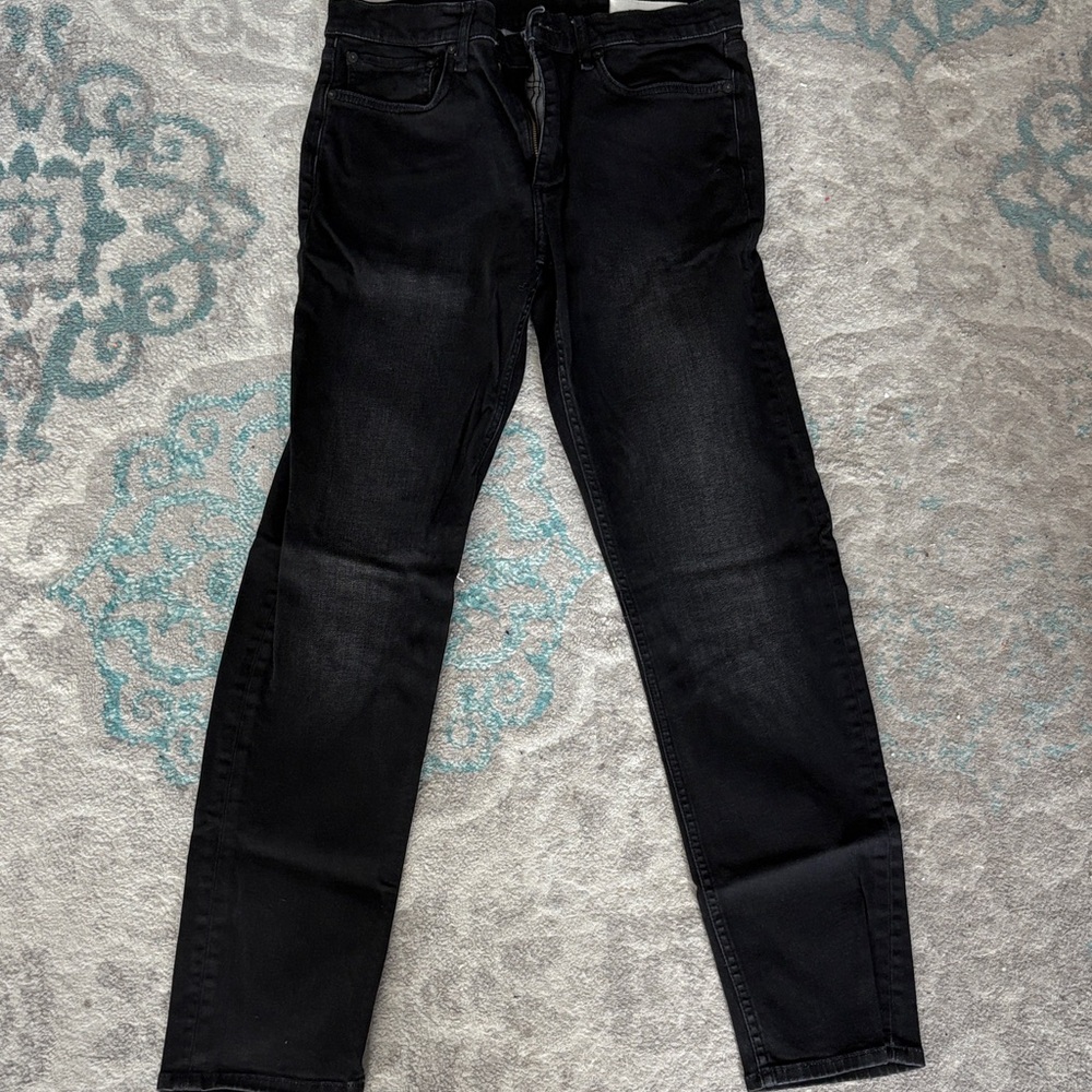 rag & bone Men’s Slim Jeans — Black